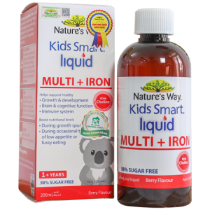 Nature's Way Kids Smart Liquid Multi + Iron - Hỗ trợ nâng cao sức đề kháng cho trẻ
