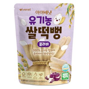 Bánh gạo hữu cơ Ivenet vị Su hào tím