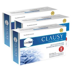 Combo 3 Thực phẩm bảo vệ sức khỏe LiveSpo CLAUSY